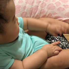 こんな動きも可愛くみえてしまうの画像