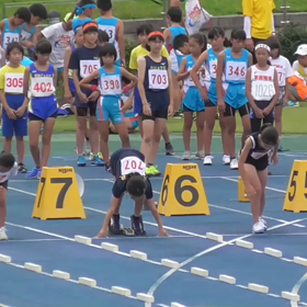 女子100ｍビデオ動画⑪の画像