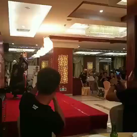 変面と火の画像