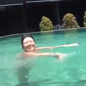 I cannot swim.の画像