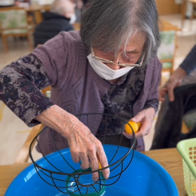 落とさないで玉入れの画像