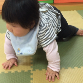 生後211日目〜今日からハイハイしますよ！〜の画像