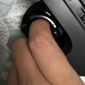 プロポのスロットルトリガーの画像