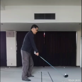 室内練習～7番のランニングの画像