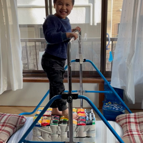 鉄棒頑張ってるよ！の画像