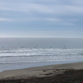 5月28日千葉北、東浪見の朝の波の画像
