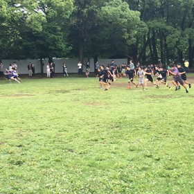 学年別インターバル(高学年)ゴール付近⑤の画像