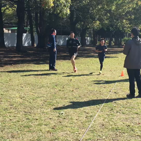 1000ｍ１組目ゴールの画像