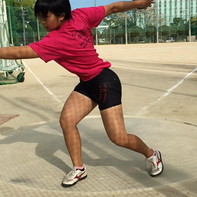 2015/10/17円盤投げの画像