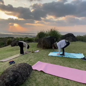 今日のプライベートヨガクラス。の画像