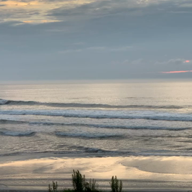7月22日千葉北、東浪見の朝の波の画像