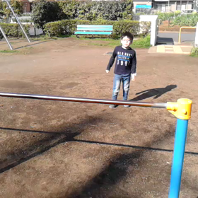 オーリーの内股しゃがみの画像