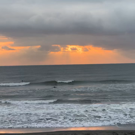 3月20日千葉北、東浪見の朝の波の画像