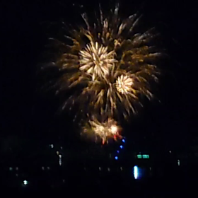 今年最初の花火の画像