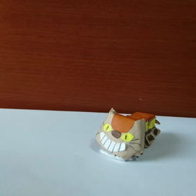 立体折り紙でネコバス ウトペコ村のビクくん 立体折り紙でネコバス ウトペコ村のビクくん