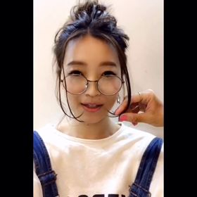 後れ毛の可愛い巻きかた...♪*ﾟの画像