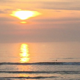 6月23日千葉北、東浪見の朝の波の画像