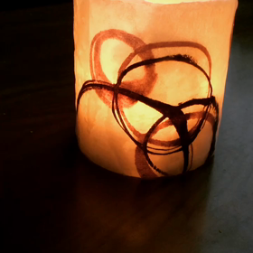 光奏でる【墨candle】〜動画の画像