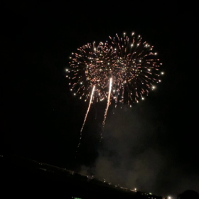 八代の花火大会を見学にの画像