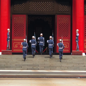 台湾へ 9 ふらっと 忠烈祠 衛兵交代式③の画像
