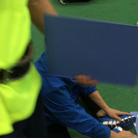 今日はクラブの皆んなと体力測定の画像