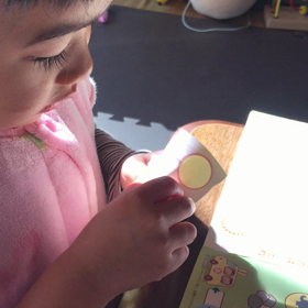 ♪シール帳遊び♪の画像