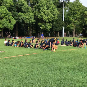 10色リレー バトンパス①の画像