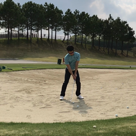 バンカーショットの画像