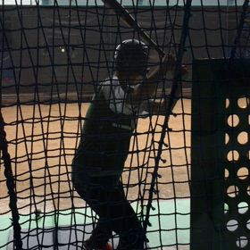 バッティングセンターの画像