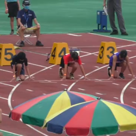 ５年女子100m予選④の画像