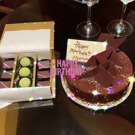 妹の誕生日partyの画像