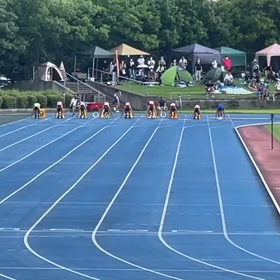 チャレンジトライアル男子100m決勝⑦の画像