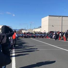 親子・１キロの部 スタートの画像