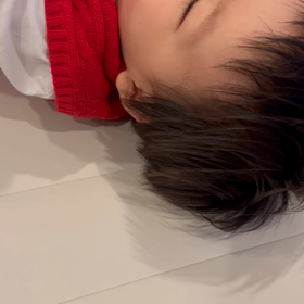 よく笑う息子の画像