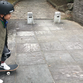 初スケボー❤︎の画像