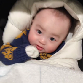 30分ぶりに顔みるとびっくりするか可愛いさの画像