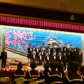 10/27の長男の中学校文化祭の画像