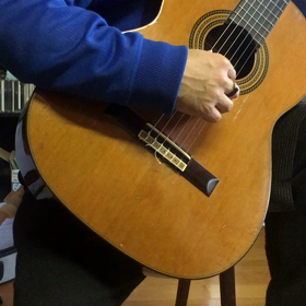 僕のギター演奏  禁じられた遊びの画像