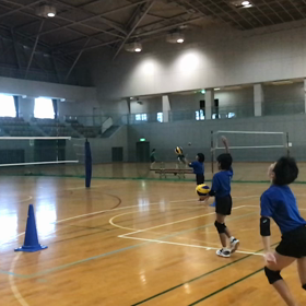 7/9   サーブ練習の画像