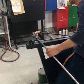 近所のガラス工房の画像