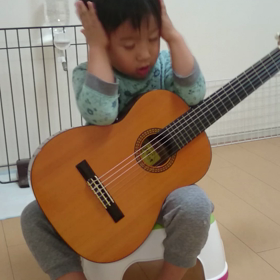 今日のギター練習の画像