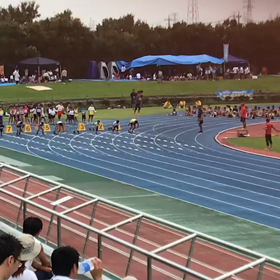 男子100ｍ⑭の画像