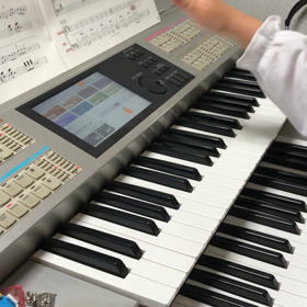自分でエレクトーン操作❗️の画像
