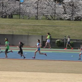 越谷女子1000m２組目④の画像