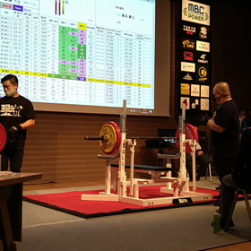 東京都ベンチプレス大会の画像