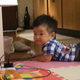 ティッシュゴミをゴミ箱に入れました！の画像