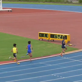 チャレンジトライアル男子1000m１組目ビデオ動画③の画像