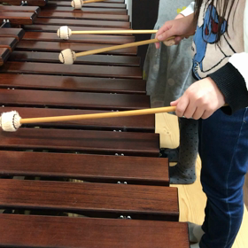 マリンバ体験の画像