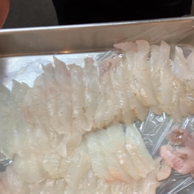 簡単ヒラメの昆布〆の画像