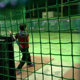 岐阜市中日バッティングセンター野球教室の画像